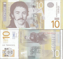 Serbia Pick-number: 54b Uncirculated 2013 10 Dinara - Servië