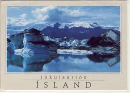 ISLAND JÖKULSARLON ISJAKAR UR BREIDAMERKURJÖKLI    NICE STAMP - Islande