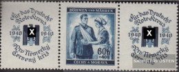 Bohemia And Moravia WZd3 Triple Strip Unmounted Mint / Never Hinged 1940 Red Cross - Nuevos