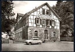 A9477 - Ilfeld - Waldhotel Gänseschnabel - Garloff - Auto Wartburg Kennzeichen - Nordhausen