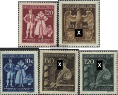 Bohemia And Moravia 133-135,136-137 (complete Issue) Unmounted Mint / Never Hinged 1944 Special Stamps - Unused Stamps