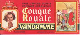 BUVARD - Pain D'Epices VANDAMME, Touque Royale, Charlemagne - Pan De Especias