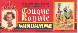 BUVARD - Pain D'Epices VANDAMME, Touque Royale, Philippe Le Bel - Pain D'épices