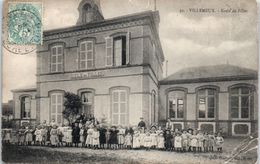 28 VILLEMEUX : école De Filles (plis Coin) - Villemeux-sur-Eure