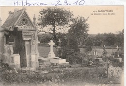 Militaria : Cimetière   ( BADONVILLER )  Cimetière Sous Les Obus - War Cemeteries