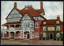 RB 1180 -  Early Postcard Stonebridge Hotel Coventry Road Solihull Birmingham Warwickshire - Other & Unclassified