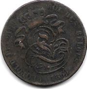 *belguim 2 Centimes 1863 Fr+ - 2 Cent