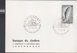 2629    Tarjeta Steinfort 1966,porte De La Vallee Des Sept Chateaux - Lettres & Documents
