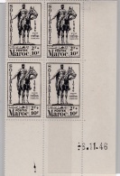 MAROC  :   No  241  Lyautey   Coin Daté Du  8 11 46   Neuf XX - Unused Stamps