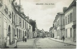 51-SEZANNE-RUE DE PARIS-PHARMACIE-OBLITERATION ROULETTE-marcophilie - Sezanne