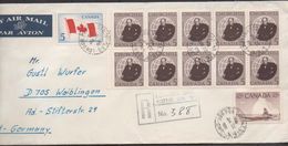 3214  Carta Aérea  Certificada  London Ontario 1965 - Brieven En Documenten