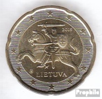 Litauen LIT 5 2015 Stgl./unzirkuliert Stgl./unzirkuliert 2015 Kursmünze 20 Cent - Lituanie