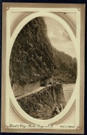 RB 1181 - Early New Zealand Postcard - Coach & Horses At Hawk's Crag Buller Gorge - Nouvelle-Zélande