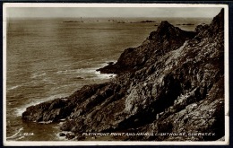 RB 1181 - 1939 Real Photo Postcard - Pleinmont Point & Handis Lighthouse Guernsey Channel Islands - Guernsey