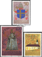 Liechtenstein 878-880 (kompl.Ausg.) Postfrisch 1985 Papstbesuch - Ungebraucht