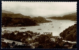 RB 1181 - 1961 Real Photo Postcard - Ships At Oban & The Sound Of Kerrera Argyllshire Scotland - Argyllshire