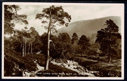 RB 1181 - Real Photo Postcard - Lairig Ghru Road - Glen Lui Braemar Scotland - Aberdeenshire