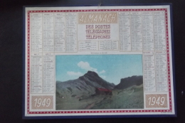 Almanach Postes Et Telegraphes 1949 Printemps En Savoie   Carte Yonne Oller - Grand Format : 1921-40