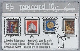 CH.- TAXCARD 10,--. Suisse - Schweizer Briefmarken - Kunstwerke Zum Sammeln - Switzerland. Zwitserland - 2 Scans - Stamps & Coins