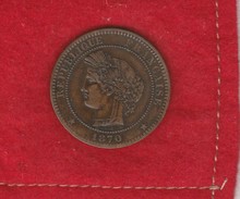 Type Cérés -10 Centimes 1870 A .gouvernement Défense National ..TTB - 1870-1871 Governo Di Difesa Nazionale