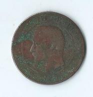 Napoleon III Empereur Des Francais 1854 Dix Centimes Lettre A - 10 Centimes