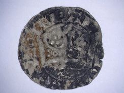 CHARLES IV LE BEL Double Parisis 1,10 Grs Diamètre 15 Mm Environs - 1322-1328 Carlos IV El Hermoso