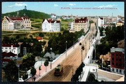 A9522 - Plauen - Friedrich August Brücke Mit Bärenstein - Gel 1914 - Ottmar Zieher - Plauen