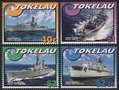 TOKELAU 2002 - Bateaux, Navires De La Marine New Zélandaise - 4 Val Neuf // Mnh - Tokelau