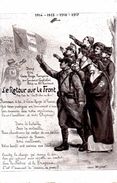Le Retour Sur Le Front - Dédié à La Croix-Rouge Française - Militaria Guerre 1914 - 1918 - Dessin Levis Tesson - Croix-Rouge