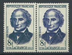 [16] Variété : N° 1146 Lagrange Unicolore + Normal  ** - Unused Stamps