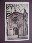 CPA 84 MAZAN Entrée De L'Eglise SEPIA - Mazan