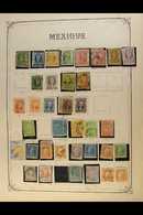 MEXICO 1856 - 1965 COMPREHENSIVE COLLECTION Extensive Mint And Used Collection With Most Issues Prior To 1940, Including - Sonstige & Ohne Zuordnung