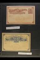 POSTAL STATIONERY - NICARAGUA 1878-1924 Very Fine Collection Of This Seldom Seen Material In A Large Volume, All Unused  - Andere & Zonder Classificatie