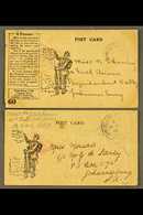 TOBACCO FUND - WWI POSTCARDS Two Illustrated Cards Sent 1915/16 To Johannesburg, South Africa, Both With Messages Of Tha - Other & Unclassified