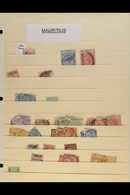 BRITISH INDIAN OCEAN ISLANDS 1877-1980 Mint & Used Ranges On Stock Pages, Inc MAURITIUS 1937 20c Coronation 'Line By Sce - Andere & Zonder Classificatie