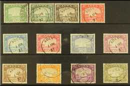 1937 Dhow Set Complete, SG 1/12, Very Fine Cds Used, Most With First Day Cancels (12 Stamps) For More Images, Please Vis - Aden (1854-1963)