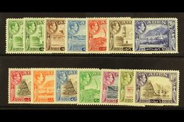 1939 Geo VI Set Complete Incl ½d Shade, SG 16/27, Vf Mint. (14 Stamps) For More Images, Please Visit Http://www.sandafay - Aden (1854-1963)