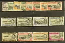 1938-53 Complete Definitive Set, SG 38/47, Very Fine Used. (16 Stamps) For More Images, Please Visit Http://www.sandafay - Ascension
