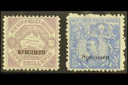 NEW SOUTH WALES 1890 5s & 10s Centenary Issue Opt'd "SPECIMEN", SG 263s/64s, Mint Part OG, Fresh And Attractive (2 Stamp - Altri & Non Classificati