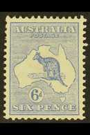 1913 6d Ultramarine Kangaroo, SG 9, Very Fine Mint. For More Images, Please Visit Http://www.sandafayre.com/itemdetails. - Autres & Non Classés