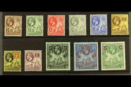 1912-16 Definitives Complete Set, SG 170/80, Very Fine Mint. Fresh! (11 Stamps) For More Images, Please Visit Http://www - Barbados (...-1966)