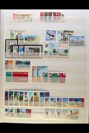 1965-1988 NEVER HINGED MINT COLLECTION On Stock Pages, ALL DIFFERENT Complete Sets, Inc 1970-71 Set, 1985-87 Marine Life - Barbades (...-1966)