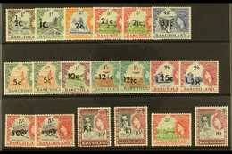 1961-63 NEVER HINGED MINT COLLECTION Presented On A Stock Card. Includes 1961 Surcharge "Basic" Set Plus Many Additional - Otros & Sin Clasificación