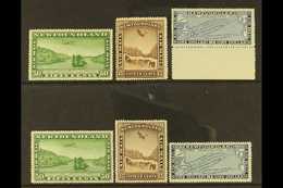 1931 Air Sets Both Without Watermark And With Watermark, SG 192/194 And 195/197, Very Fine Mint. (6 Stamps) For More Ima - Andere & Zonder Classificatie