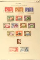 1935-69 A Clean, Chiefly Mint Collection On Dedicated Album Pages. Incl. 1935 Jubilee Set, 1938-47 Set, 1951 48c To $2.4 - Dominique (...-1978)