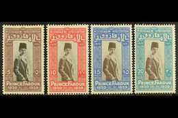 1929 Prince's Ninth Birthday Special Printing Set With 5m Centre In Black And 10m To 20m Centres In Brown, SG 178a/81a,  - Sonstige & Ohne Zuordnung