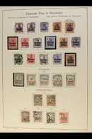 ROMANIA 1917-1918 ATTRACTIVE MOSTLY USED COLLECTION On Pages, Inc 1917 Set Used, 1917-18 Set Mostly Used, Postage Dues 1 - Autres & Non Classés