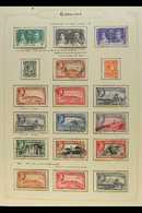 1937-70 VERY FINE USED COLLECTION Neatly Presented On Written Up Album Pages. We See A Highly Complete KGVI Collection W - Gibraltar