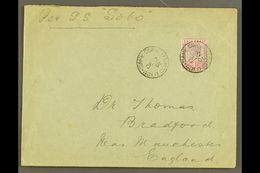 1901 (2 Dec) Cover Addressed To England, Endorsed "Per S.S. Soho", Bearing 1d QV Stamp Tied By "Cape Coast" Cds, Plus An - Goudkust (...-1957)