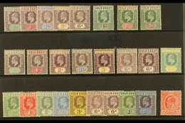 1902-1913 ALL DIFFERENT MINT KEVII COLLECTION. A Colourful Mint Selection Presented On A Stock Card That Includes 1902 C - Goldküste (...-1957)